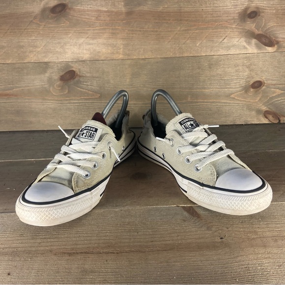 Converse all star chuck Taylor shoreline Women size 7 shoes gray slip on sneaker - Picture 3 of 8